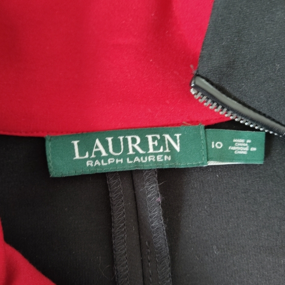 NWT Ralph Lauren Mock Neck Zip Dress - Picture 5 of 11